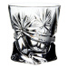 Onte Crystal Bohemia Crystal ručně broušené sklenice na destiláty Quadro Mašle 55 ml 6KS