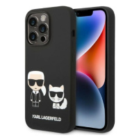 Karl Lagerfeld KLHMP14XSSKCK hard silikonové pouzdro iPhone 14 PRO MAX 6.7