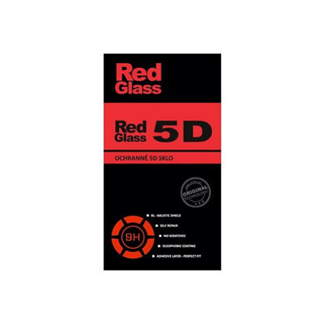 RedGlass Tvrzené sklo Xiaomi Redmi Note 9 5D černé 91330