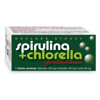 Naturvita Spirulina + Chlorella + prebiotikum 90 tablet