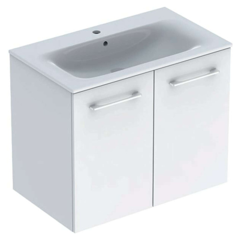 Koupelnová skříňka s umyvadlem Geberit Selnova 80x50,2x65,2 cm bílá lesk 501.256.00.1
