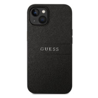 Guess PU Leather Saffiano Zadní Kryt pro iPhone 14 Black