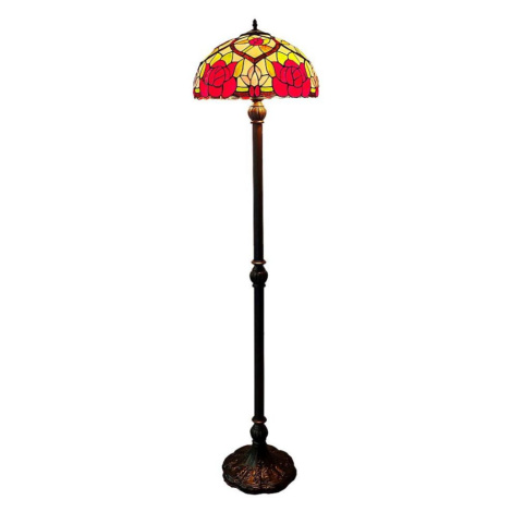 Brilagi - Tiffany vitrážová stojací lampa GARLAN 2xE27/60W/230V 63014