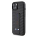 BMW hard silikonový obal na iPhone 15 6.1" black Grip Stand Smooth & Carbon