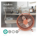NEDIS stolní ventilátor, 25cm, 20W, 2 rychlosti, růžová - FNCL10PK20