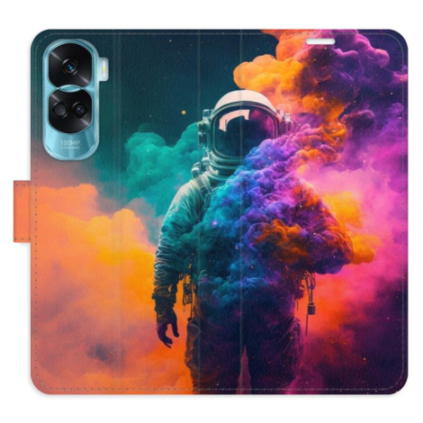iSaprio Flip pouzdro Astronaut in Colours 02 pro Honor 90 Lite 5G