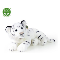 RAPPA Plyšový tygr bíly 60 cm ECO-FRIENDLY