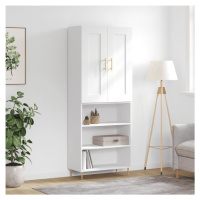 vidaXL Skříň highboard bílá 69,5 x 34 x 180 cm kompozitní dřevo