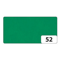 Hedvábný papír 50 × 70 cm, 20 g, 26 listů - barva tmavě zelená