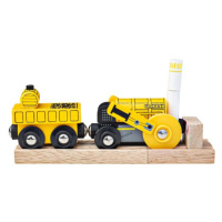 Bigjigs Rail Replika historické lokomotivy Rocket + 2 koleje