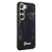 Guess GUHCS23SHTMRSK hard silikonové pouzdro Samsung Galaxy S23 5G black Golden Marble Collectio