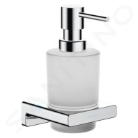 Hansgrohe 41745000 - Dávkovač mýdla s držákem, matné sklo/chrom