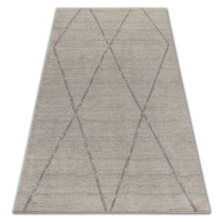 Dywany Lusczow Kusový koberec SOFT ROMBY krémovo-béžový