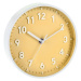 SEGNALE Nástěnné hodiny ručičkové 20 cm žlutá KO-837000760zlut