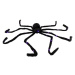 Teddies Pavouk velký plyš 125x9cm na baterie se světlem v sáčku 31x23x8cm karneval