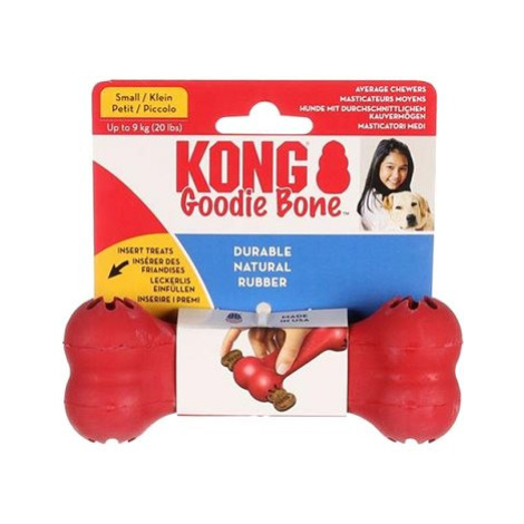 Kong Kost na pochoutky S, 5 × 14 × 4 cm, červená