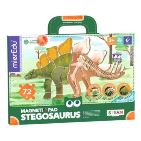 MierEdu Magnetická tabulka Dinosauři - Stegosaurus JRK Kladno