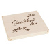 FK Dřevěná krabička na dárek nebo fotografie 10x15 s gravírováním SVATEBNÍ DEN - 22x18x3 cm, Pří