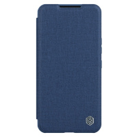 Flipové pouzdro Nillkin Qin Book PRO Cloth pro Samsung Galaxy S23, modrá