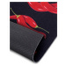 Hanse Home Collection koberce Běhoun Cook & Clean 105727 Black Red Rozměry koberců: 50x150