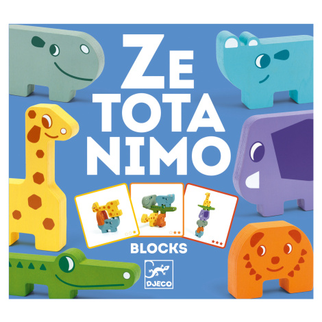 Djeco Puzzlové kostky zvířatka ze Zoo