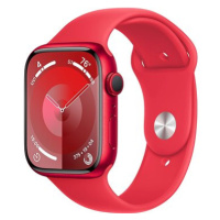 Apple Watch Series 9 45mm PRODUCT(RED) Červený hliník s PRODUCT(RED) sportovním řemínkem - S/M