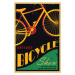 Ilustrace Antique bicycle poster design template, JDawnInk, 26.7 × 40 cm