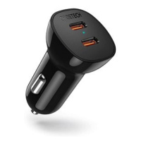 ChoeTech Dual USB-C Ports PD 2x 20W (total 40W) Car Charger Black