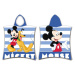 Modré froté dětské pončo Mickey – Jerry Fabrics