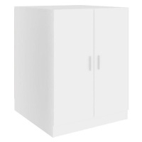 SHUMEE Skříňka nad pračku bílá 71 × 71,5 × 91,5 cm