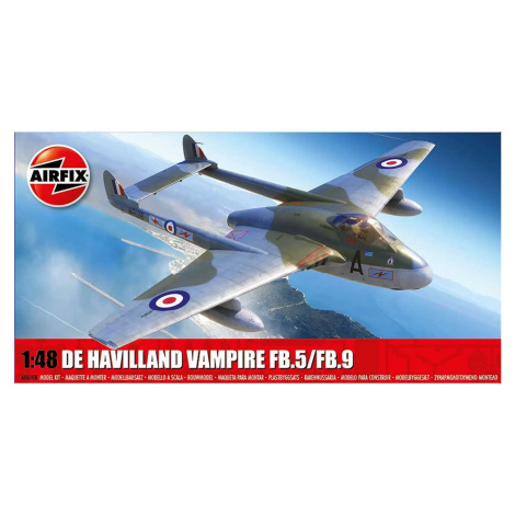 Classic Kit letadlo A06108 - De Havilland Vampire FB.5/FB.9 (1:48) AIRFIX