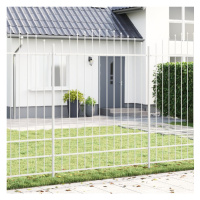 vidaXL Zahradní plot 6 pcs Bílá 170 x 225 cm Práškově lakovaná ocel