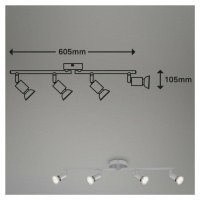 BRILONER Bodové svítidlo 60,5 cm 4xGU10 12W 1000lm titan BRI 2915-044