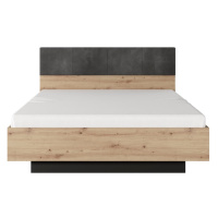 ArtLas Manželská postel SEAL Provedení: Manželská postel s dřevěným roštem bez matrace