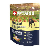 ONTARIO Dog Adult Mini Chicken & Potatoes & Herbs 0,75 kg