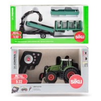 SIKU Control - RC traktor Fendt 939 s ovladačem + zelený přívěs Oehler 1:32