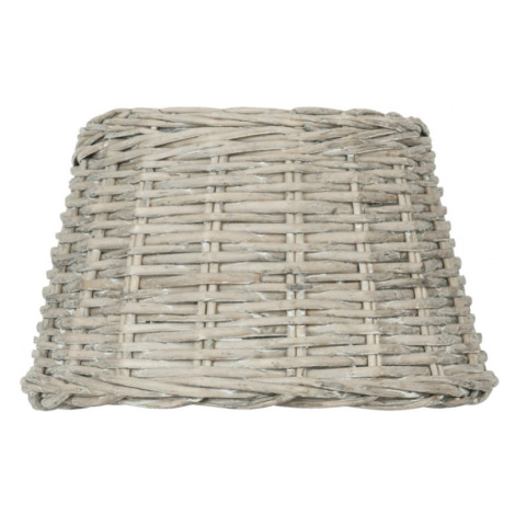 Béžové ratanové stínidlo na závěsnou lampu nebo lustr – 36x22 cm Clayre & Eef