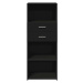 vidaXL Skříň highboard černá 50 x 42,5 x 124 cm kompozitní dřevo