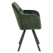 Dkton Designová židle Aletris lesnická zelená