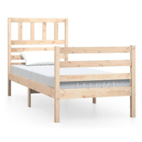Rám postele masivní dřevo 90 × 200 cm, 3101073