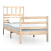 Rám postele masivní dřevo 90 × 200 cm, 3101073