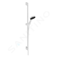 Hansgrohe 24170700 - Set sprchové hlavice, 3 proudy, tyče 959 mm a hadice, matná bílá