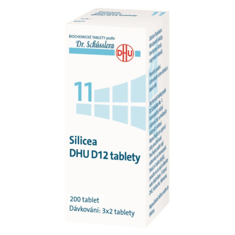 Schüsslerovy soli Silicea DHU D12 200 tablet Dr. Schüsslera