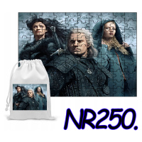 Puzzle 192 El. Skládačka dárek Witcher Seriály Sáček S Potiskem