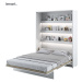 Dig-net nábytek Sklápěcí postel Lenart BED CONCEPT BC-12p | bílý lesk 160 x 200 cm