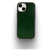 Lemory iPhone 15 kožený kryt s podporou MagSafe tmavě zelený