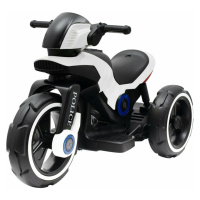 Baby Mix Dětská elektrická motorka Police černobílá, 100 x 50 x 61 cm