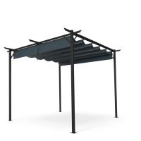Blumfeldt Pantheon Robust Pergola, 3x3 m práškově lakovaná ocel odolná vůči povětrnostním vlivům