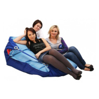 Sedací pytel BeanBag duo-dark blue-cyan