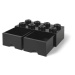 LEGO® Úložný box 8 s šuplíky - černá
